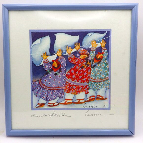 "Three Sheets to the Wind" by Barbara Lavallee Fine Art Print/ Signed/ Framed - Picture 1 of 7